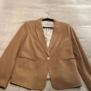 Philosophy camel women blazer size 14